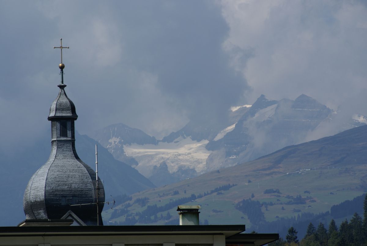 Dreigende berglucht