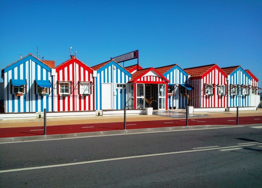 PORTUGAL - typical houses of Costa Nova