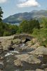 Ashness Bridge, Derwentwater, Keswick and Skiddaw.