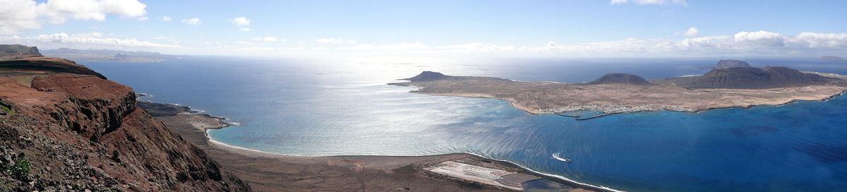 La isla "La Graciosa" desde el norte de Lanzarote