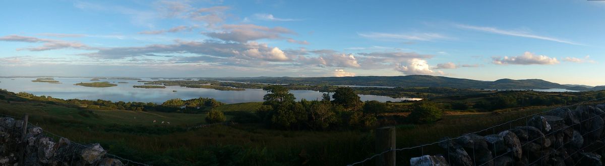 Panorama photo of Lough Corrib, Co. Galway, Ireland, taken with a Sony Xperia arc S